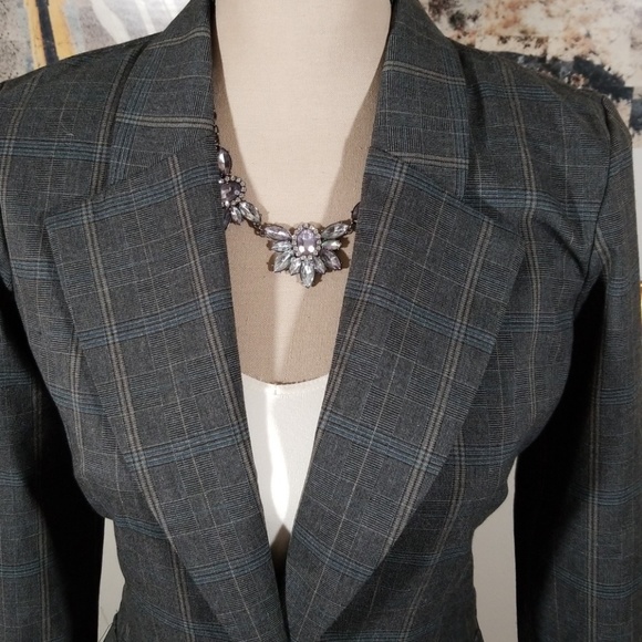 Valia Pattern office grey jacket. Size S. NWOT - Picture 3 of 8